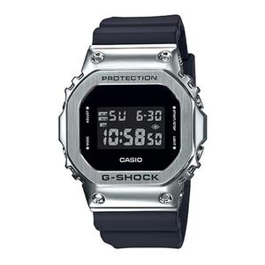 Casio G-Shock GM5600-1 Digital Watch Brushed Steel Black