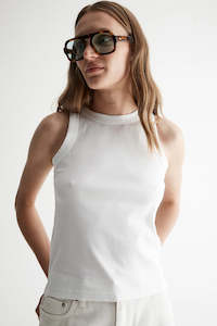 TOP: Zoe Tank - White