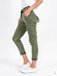 Italian Star: Ralph Jogger -BLACK or KHAKI