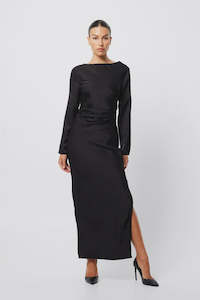 Mossman: Resurgence Maxi Dress - Black