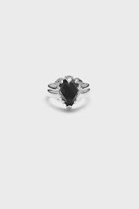 Stolen Girlfriends Club: Love Claw Drop Ring - Onyx