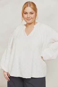 Eb Ive: Zephyr Blouse - Opal