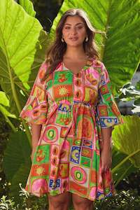 Haven: Portofino Tie Dress - Spritz