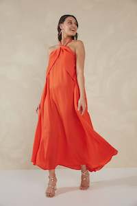 Haven: Portofino Halter Maxi - Aperol