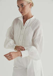 Winter Sale 2024: Anastasia Blouse - Ivory
