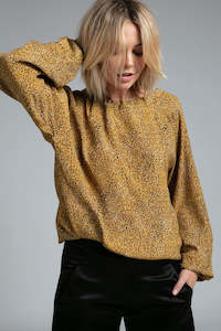 NES Tied Up Shirt - Mustard / Black