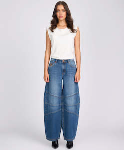 Jeans 1: One Teaspoon Deep Pacifica Barrel Mid Waist Jeans
