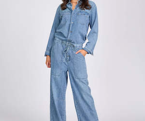One Teaspoon Salty Dog Izzy Denim Overalls