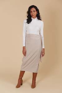 Freya Wrap Skirt - Canvas