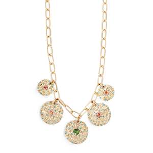 A C Oslo: 2018 1201 Vibrance Gold Charms Necklace