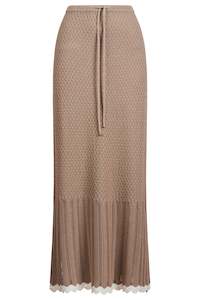 Ida Knit Skirt Canvas