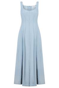 Sofie Denim Tank Dress Sky