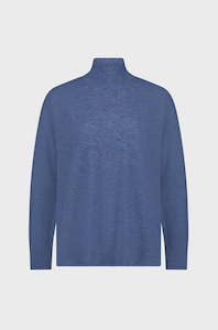 Knitwear 1: Yarnsmith Jasper High Neck Ocean