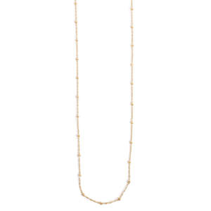 2047-0008 Pure Steel 14K Gold Necklace