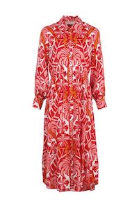 Trelise Cooper: Coop Draw Ne Near Dress Red & Pink