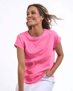 Tops 1: Foxwood Signature Tee Neon Rose