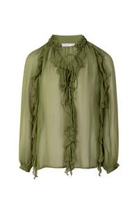 Tops 1: GDS ARABELLA BLOUSE in Khaki