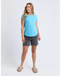 Tops 1: Foxwood Signature Tee Aqua