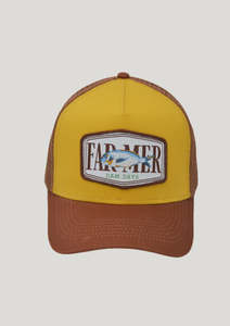 Accessories 1: Far Mer Dam Days Trucker  Mustard Cap