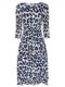 Alquema Indigo Leopard Smash Dress