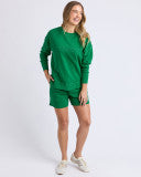 Tops 1: Foxwood Simplified Crew Green