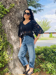 Harlems Ava Blouse in Black