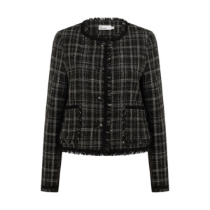 Quill Jacket in Black Porcelain Check