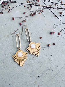 Accessories 1: Delphi Gem Earrings blush