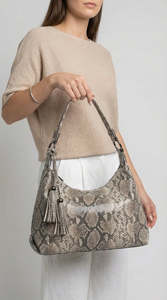 Imagine Snakeskin Handbag