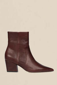 Footwear: Penchant Boot Currant Leather