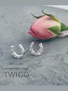 Gifts Under 50 00: Twigg Sterling Silver Horse Shoe Stud Earrings