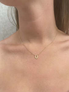 Gifts Under 50 00: Horse Shoe Necklace Gold