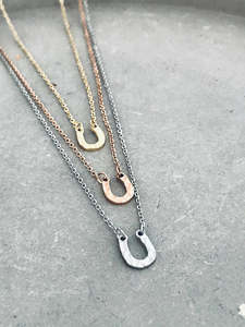 Gifts Under 50 00: Horse Shoe Necklace in Silver