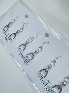 Gifts Under 100: Twigg Stirrup Sterling Silver Earrings