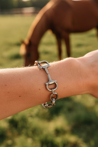 Snaffle Bit Chain Bracelet