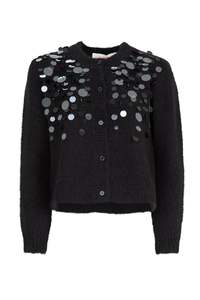 Knitwear 1: Coop Cardi Bling Black