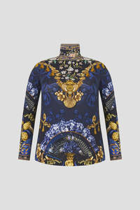 Camilla Jersey turtleneck Notes from the blue room