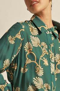 Zoe Kratzmann  Ember Top in Grove Nouveau