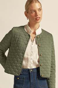 Zoe Kratzmann Scribe jacket In Grove