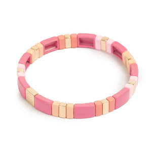 Accessories 1: 3016-0269 - 19cm Enamel Bracelet Hot Pink