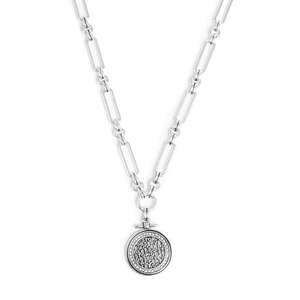 Coins of Relief Necklace - Rectangle Link