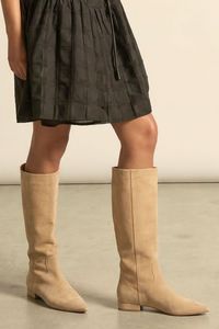 Zoe Kratzmann Announce Boot in Truffle Suede