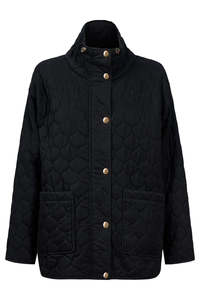 Sansi Quilted Jacket In Black