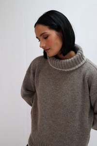 New Arrivals 1: Dipped Henri Sweater in Wheat by Tatano