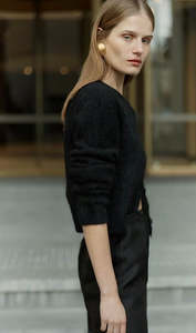 Sofia Irina Cardigan In Black