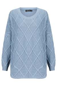 Eb Ive: Liora Relaxed Jumper in Lake One Size