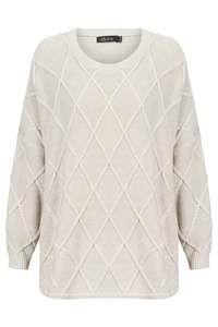 Eb Ive: Liora Relaxed Jumper In Bisque  One Size