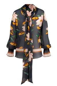 Cooper A Vintage Top Charcoal Floral