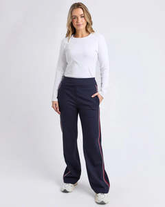 Foxwood London Pant in Dark Sapphire