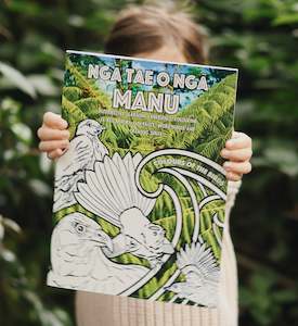 Ngā Tae O Ngā Manu (Colours of the birds) | Children's Colouring Book